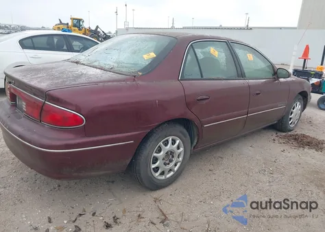 2002 Buick Century Custom z USA, uszkodzony, nr VIN 2G4WS52J521253583